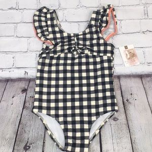 Jessica Simpson Swimsuit Gingham UPF 50 NWT